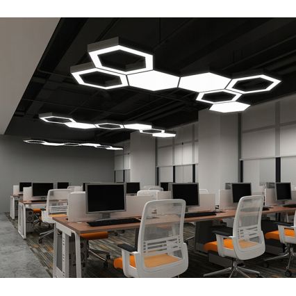 LED lampadario a cavo LED/20W/230V nero