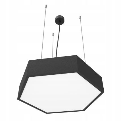 LED lampadario a cavo LED/20W/230V nero