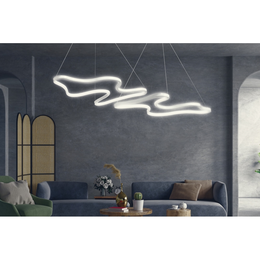 LED Lampadario a filo DUPLE ARTISAN LED/80W/230V 6500K bianco