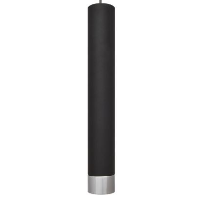 LED Lampadario a sospensione con filo TUBA 3xGU10/4,8W/230V nero/cromo opaco