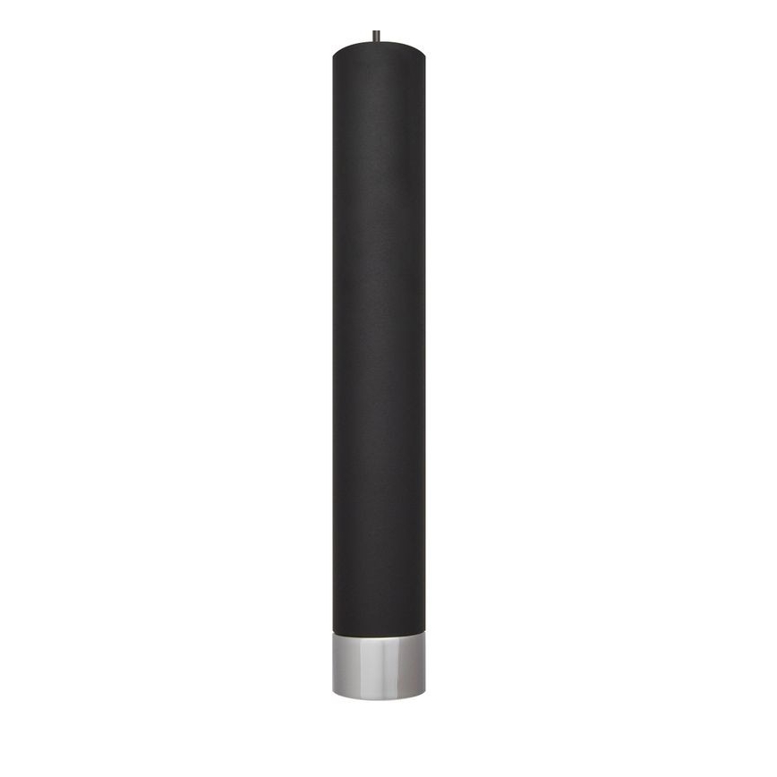 LED Lampadario a sospensione con filo TUBA 3xGU10/4,8W/230V nero/cromo opaco