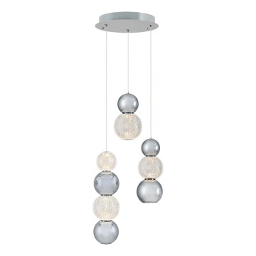 LED Lampadario CREMONA LED/17W/230V 3000K cromo opaco