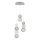LED Lampadario CREMONA LED/17W/230V 3000K cromo opaco