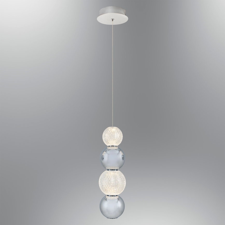 LED Lampadario CREMONA LED/7W/230V 3000K cromo opaco