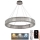 LED Lampadario di cristallo dimmerabile a filo LED/50W/230V 3000-6500K cromo lucido + telecomando
