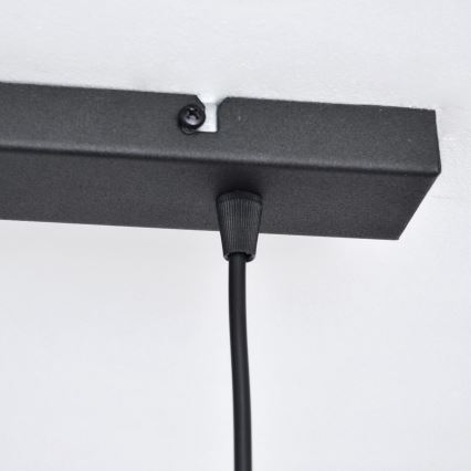 LED Lampadario LED a sospensione con filo VOLTA 2xE27/15W/230V nero/oro