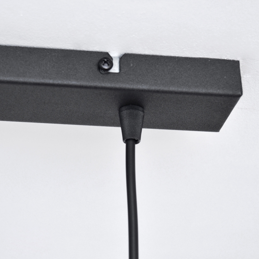 LED Lampadario LED a sospensione con filo VOLTA 2xE27/15W/230V nero/oro