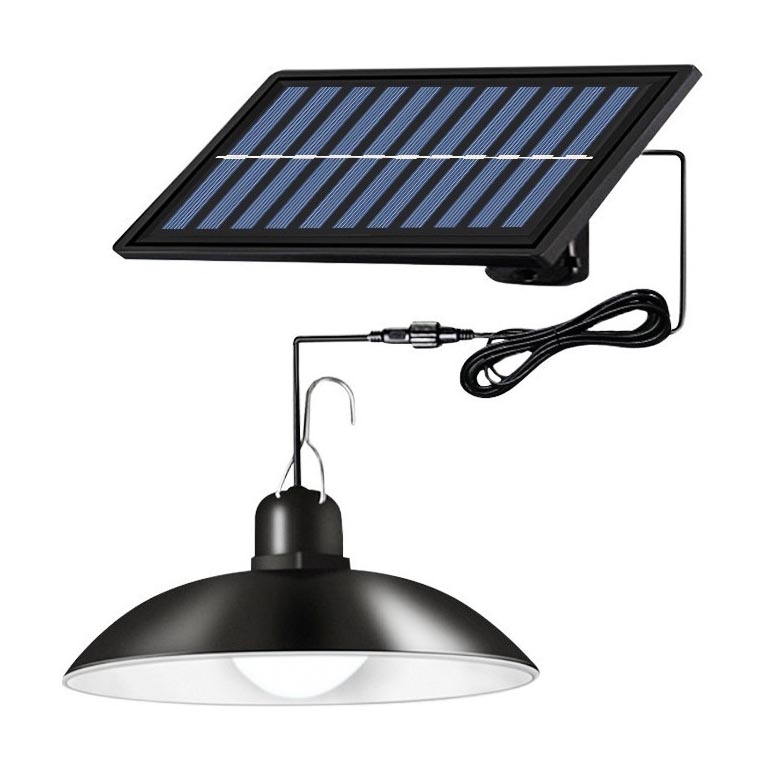 LED Lampadario solare dimmerabile su filo LED/1,8W/3,7V IP44 6500K 1600 mAh + telecomando