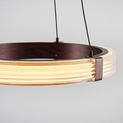 LED Lampadario sospeso JESI LED/2W/230V 3000K marrone