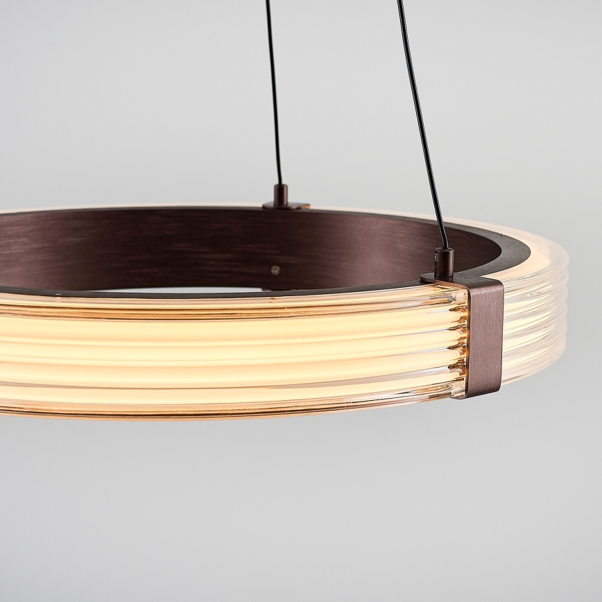 LED Lampadario sospeso JESI LED/2W/230V 3000K marrone