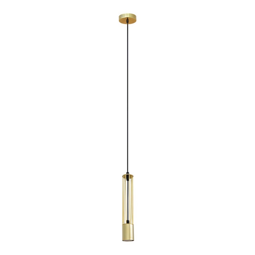 LED Lampadario su corda BARS 1xGU10/4,8W/230V oro