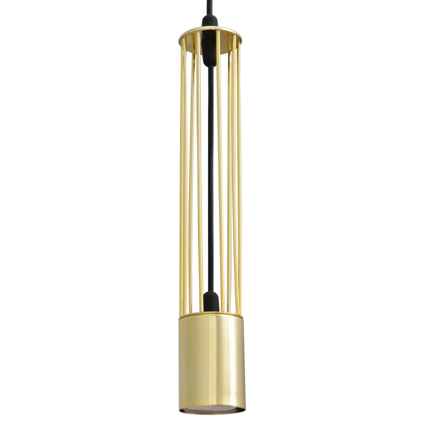 LED Lampadario su corda BARS 1xGU10/4,8W/230V oro
