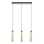 LED Lampadario su corda BARS 3xGU10/4,8W/230V dorato