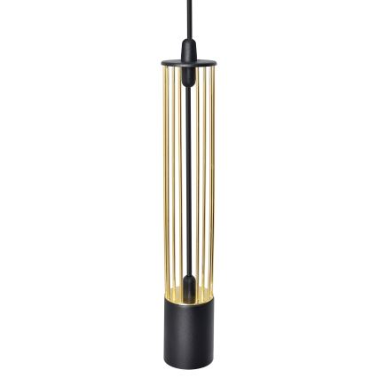 LED Lampadario su corda BARS 3xGU10/4,8W/230V nero/oro