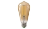 LED Lampadina CLASIC AMBER ST64 E27/10W/230V 2200K – Brilagi