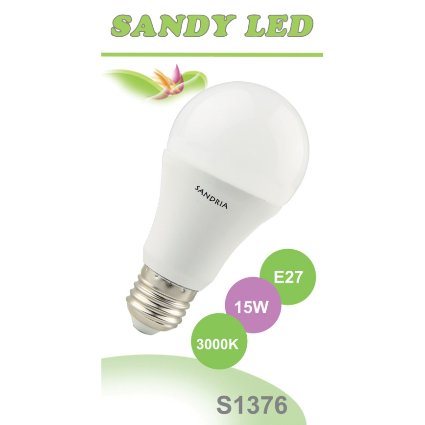 LED Lampadina E27/15W 3000K