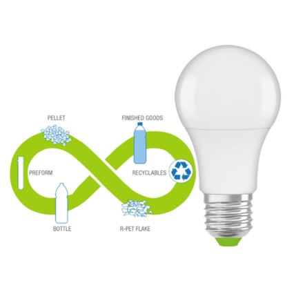 LED Lampadina in plastica riciclata E27/13W/230V 2700K - Ledvance