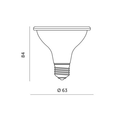 LED Lampadina per la crescita delle piante PLANTY E27/7W/230V 1200K bianco