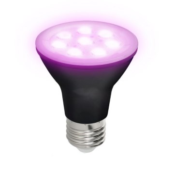 LED Lampadina per la crescita delle piante PLANTY E27/7W/230V 1200K nero