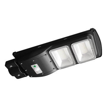 LED Lampione solare dimmerabile con sensore di movimento e crepuscolare LED/8W/3,2V 6000K IP65 9000 mAh nero + telecomando