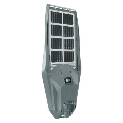 LED Lampione solare dimmerabile con sensore KERS LED/300W/3,2V 6500K 8000 mAh IP65 grigio + telecomando