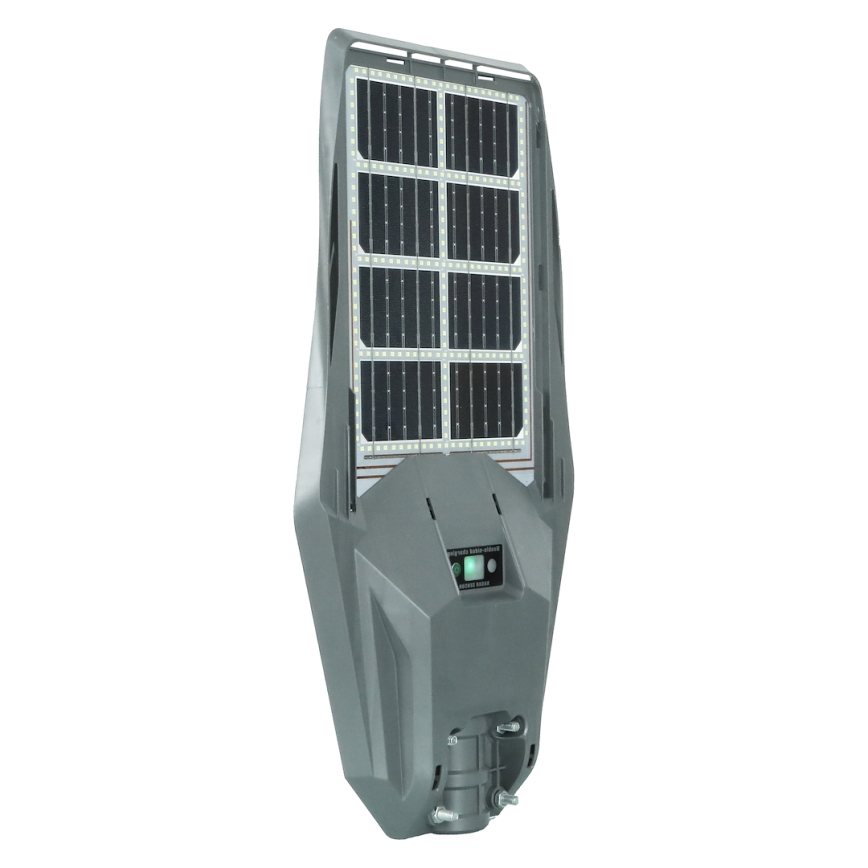 LED Lampione solare dimmerabile con sensore KERS LED/300W/3,2V 6500K 8000 mAh IP65 grigio + telecomando