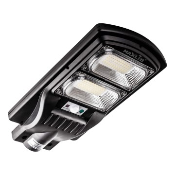 LED Lampione solare dimmerabile con sensore LED/120W/6V 6500K IP65 nero + telecomando
