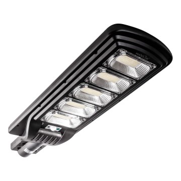 LED Lampione solare dimmerabile con sensore LED/300W/6V 6500K IP65 nero + telecomando