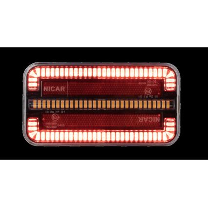 LED Luce combinata con indicatore di direzione dinamico LED/12-24V IP65
