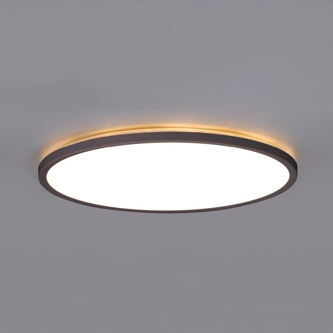 LED Luce da bagno con sensore di movimento e crepuscolo NIVERA LED/12W/230V IP54 3000/4000/6000K diametro 22,5 cm nero + telecomando