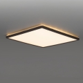LED Luce da bagno con sensore di movimento e crepuscolo NIVERA LED/18W/230V IP54 3000/4000/6000K 30x30 cm nero + telecomando