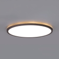 LED Luce da bagno con sensore di movimento e crepuscolo NIVERA LED/18W/230V IP54 3000/4000/6000K diametro 30 cm nero + telecomando