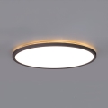 LED Luce da bagno con sensore di movimento e crepuscolo NIVERA LED/24W/230V IP54 3000/4000/6000K diametro 30 cm nero + telecomando