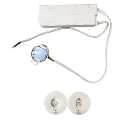 LED Luce da incasso di emergenza LED/1,2W/230V 6000K