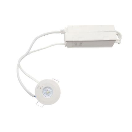 LED Luce da incasso di emergenza LED/1,2W/230V 6000K