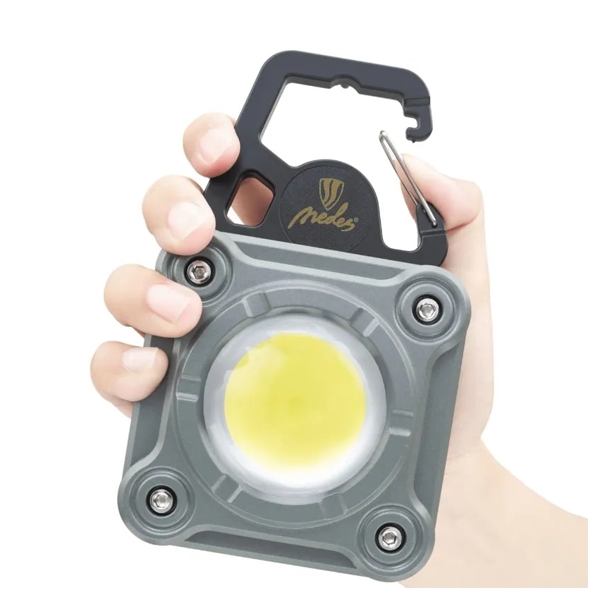 LED Luce da lavoro ricaricabile e dimmerabile LED/15W/5V IPX4 1000 lm 2000 mAh