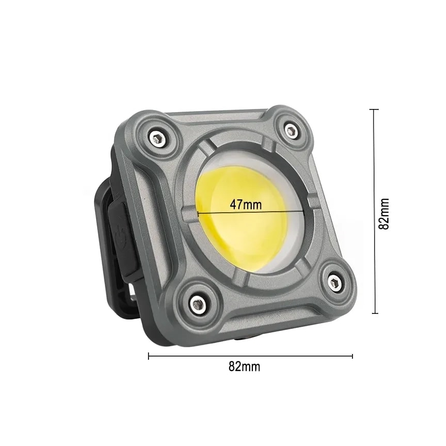LED Luce da lavoro ricaricabile e dimmerabile LED/15W/5V IPX4 1000 lm 2000 mAh