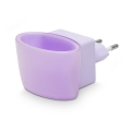 LED Luce di orientamento con presa LED/1W/230V rosa
