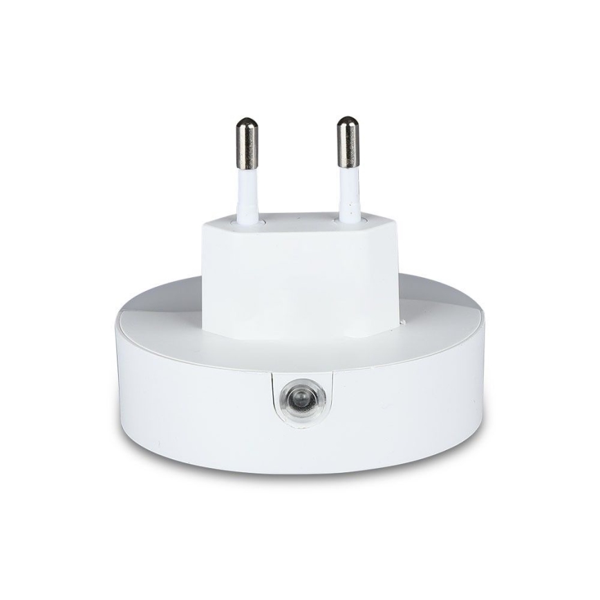 LED Luce notturna con sensore crepuscolare 2xUSB LED/0,45W/230V 3000K