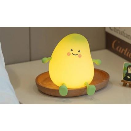 LED Luce notturna per bambini ricaricabile e dimmerabile LED/1W/5V 3000K 800 mAh mango