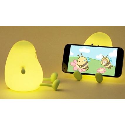 LED Luce notturna per bambini ricaricabile e dimmerabile LED/1W/5V 3000K 800 mAh mango