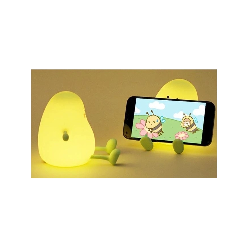 LED Luce notturna per bambini ricaricabile e dimmerabile LED/1W/5V 3000K 800 mAh mango