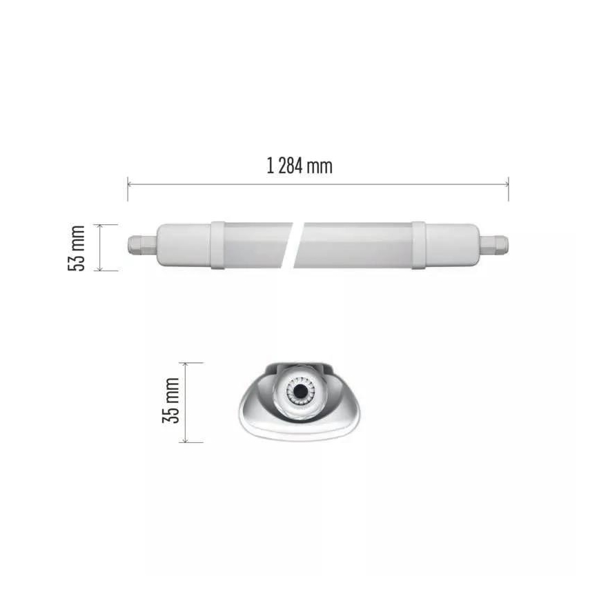 LED Luce per impieghi gravosi LED/37W/230V IP65 4000K