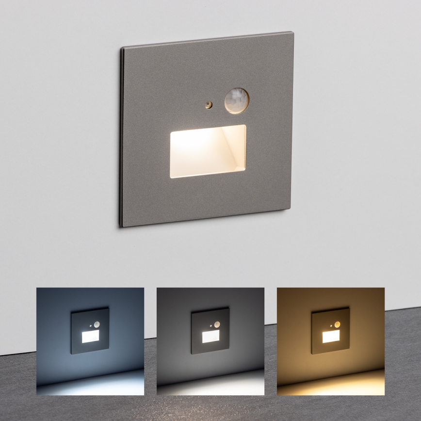 LED Luce per scale con sensore di movimento LED/1,5W/230V 3000K/4000K/6500K