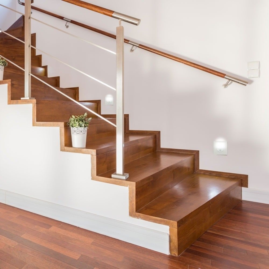 LED Luce per scale con sensore di movimento LED/3W/230V 4000K bianco
