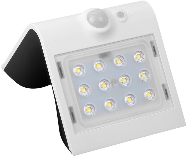 LED Luce solare con sensore crepuscolare e di movimento LED/1,5W/1200 mAh 3,7V IP65