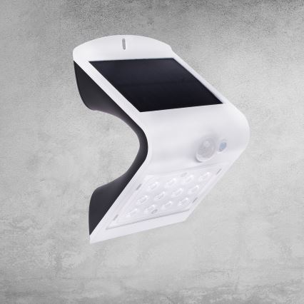 LED Luce solare con sensore crepuscolare e di movimento LED/1,5W/1200 mAh 3,7V IP65