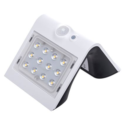 LED Luce solare con sensore crepuscolare e di movimento LED/1,5W/1200 mAh 3,7V IP65