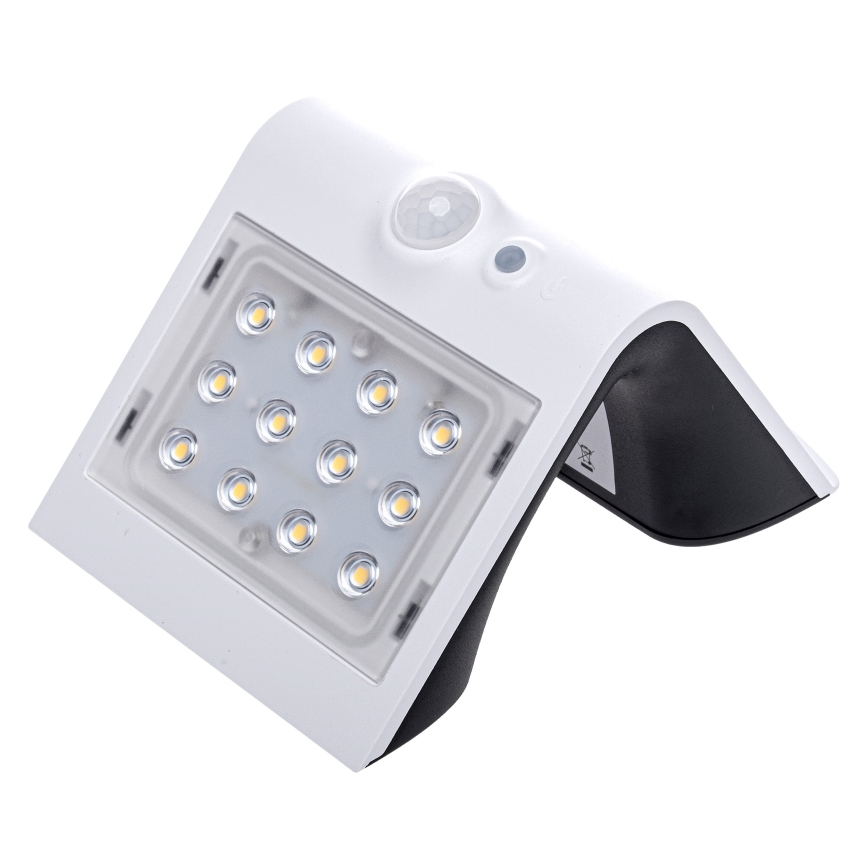 LED Luce solare con sensore crepuscolare e di movimento LED/1,5W/1200 mAh 3,7V IP65