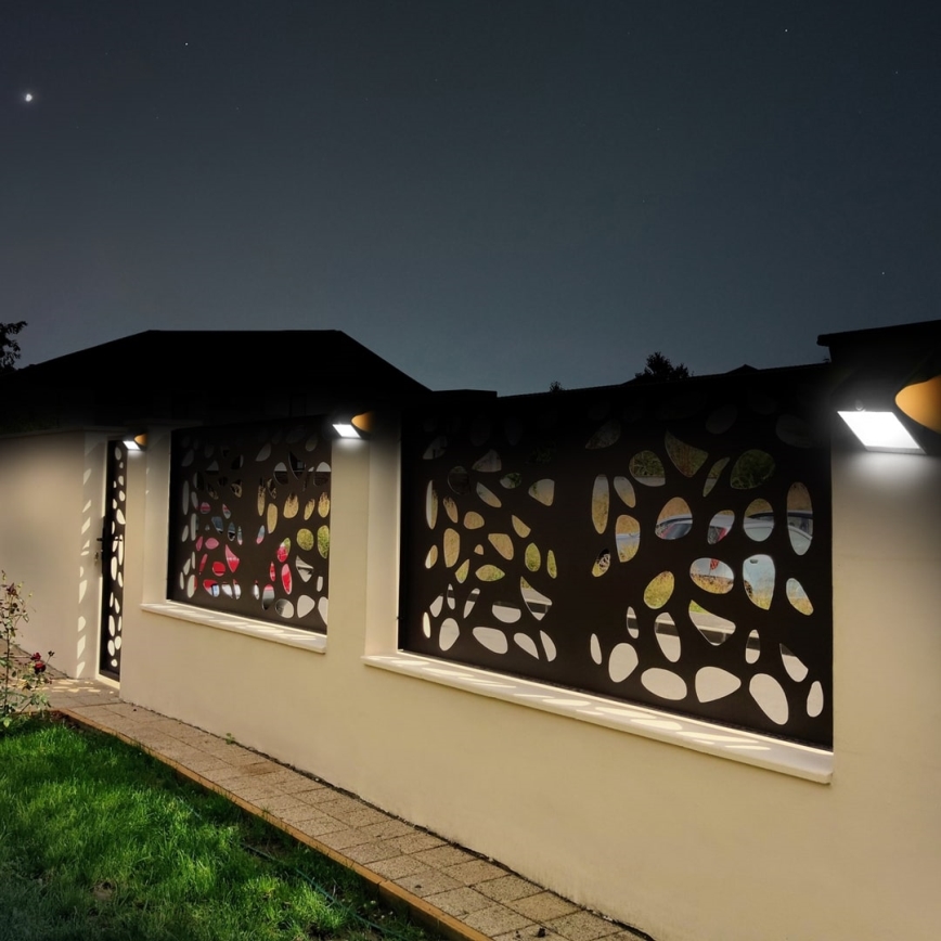 LED Luce solare con sensore crepuscolare e di movimento LED/3,2W/2000 mAh 3,7V IP65